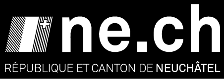 logo en noir et blanc du canton de Neuchâtel